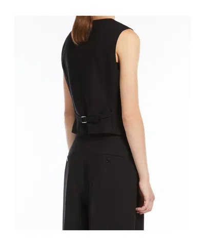 Weekend Max Mara Sleeveless Vest In Black
