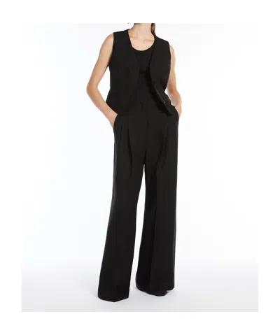 Weekend Max Mara Sleeveless Vest In Black