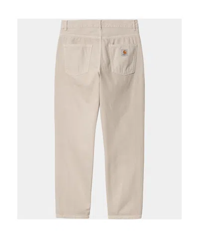 Carhartt Wip Newel Pants In Neutral