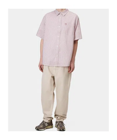 Carhartt Wip Newel Pants In Neutral