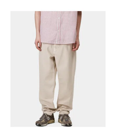 Carhartt Wip Newel Pants In Neutral
