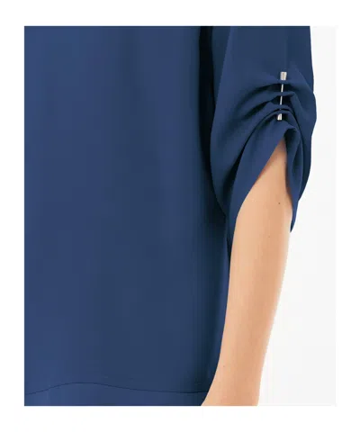 Liu •jo Crepe Mini Skirt In Blue