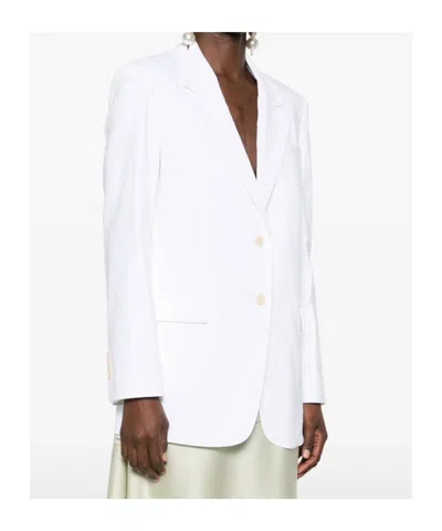 Theory Single-breasted Blazer In White
