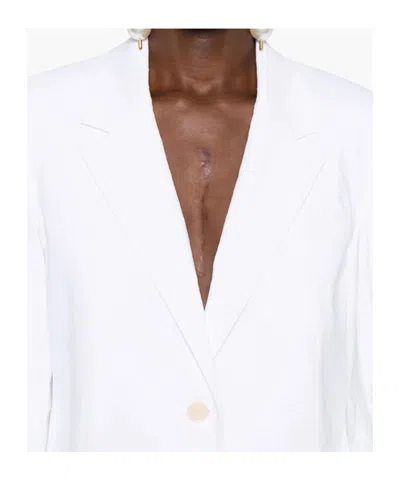 Theory Single-breasted Blazer In White