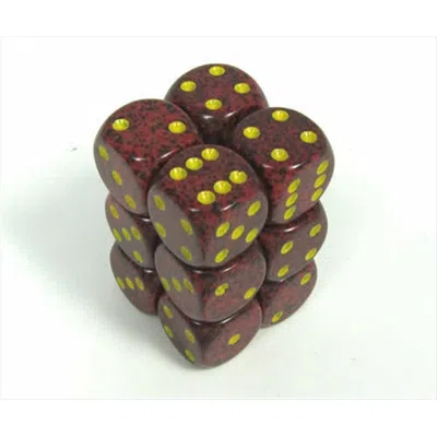 Chessex Manufacturing 25723 Mercury Speckled - 6 Sided 16 Mm Dice Set Of 12