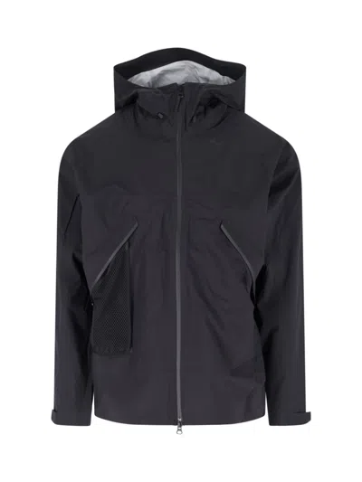 Goldwin Technical Zip Jacket - Black In Black  