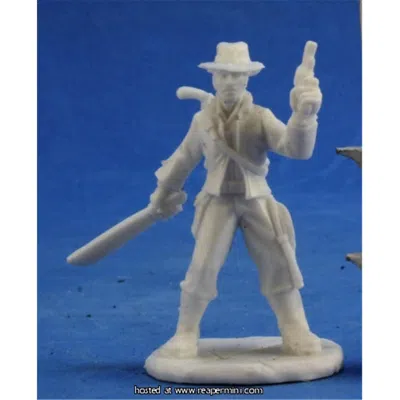 Reaper Miniatures 25mm Scale Frank Buck, Bob Ridolfi - Bones & Chronoscope