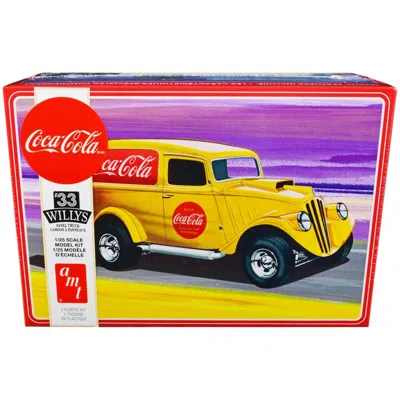 Amt Skill 2 1933 Willys Panel Truck Coca-cola 1 By 25 Scale Model Kit