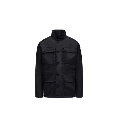 Moncler Lez Water-repellent Field Jacket In Black