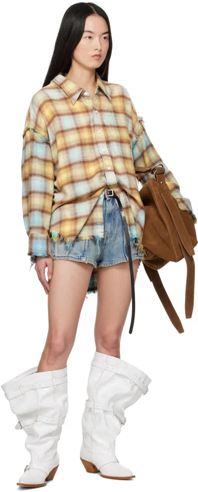 R13 Studded Belt In Black