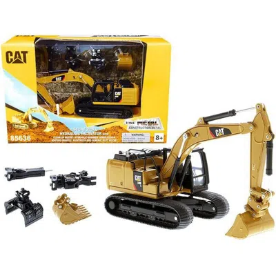 Diecast Masters Cat Caterpillar 320f L Hydraulic Tracked Excavator With 5 Work Tools Play & Collect 1-64 Scale Dieca