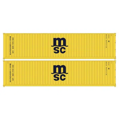 Kato N Scale Msc 40 Model Container - Pack Of 2