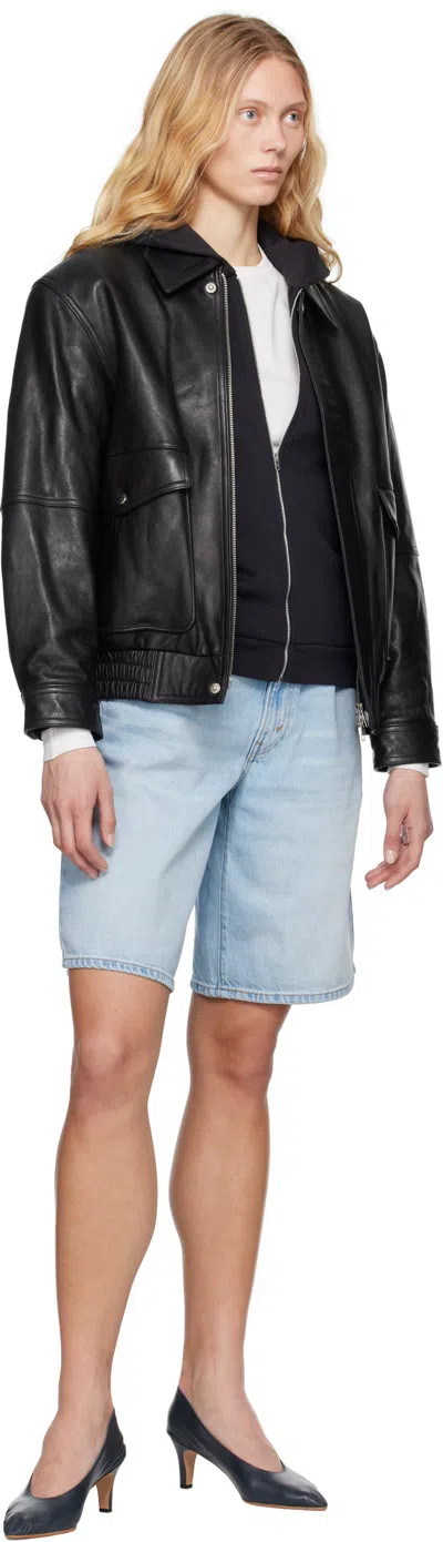 Levi's Blue Baggy Dad Denim Shorts In Pick Sides