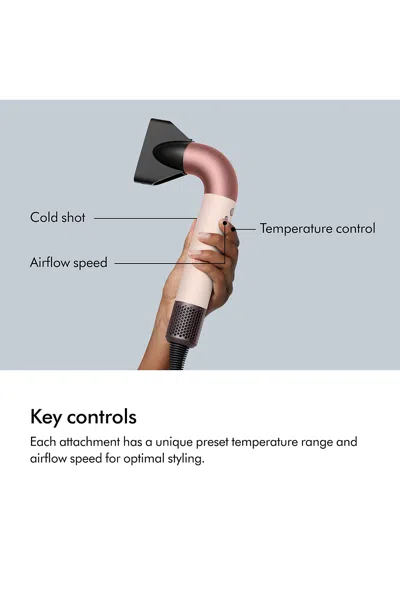 Dyson Supersonic R Hair Dryer In Ceramic Pink In Ceramic Pink & Rose Gold