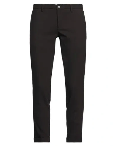 At.p.co At. P.co Man Pants Chocolate Brown Size 38 Polyamide, Virgin Wool, Viscose, Elastane In Brown