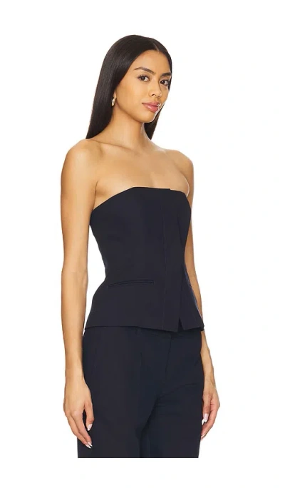 Eaves Bennet Tech Suiting Top In Navy