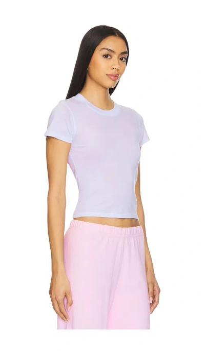 Lamade Short Sleeve Crew Tee In Baby Blue