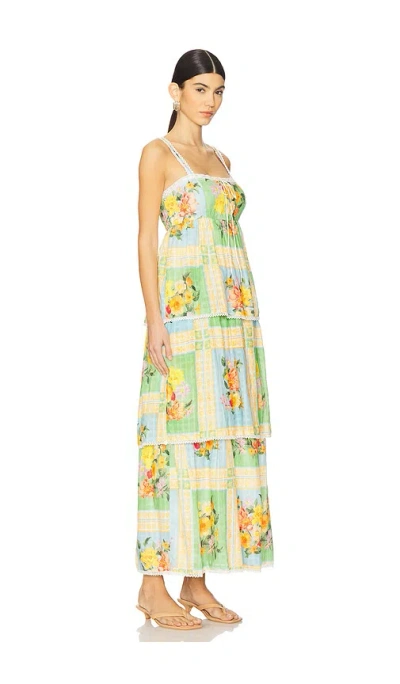 Show Me Your Mumu Peyton Midi Dress In Country Bouquet Print In Multi