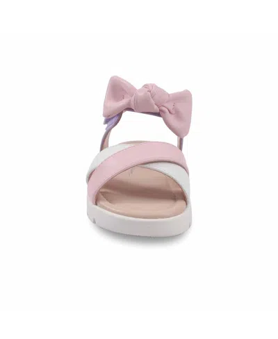 Jessica Simpson Little And Big Girls Tia Cross Sandal In Multi