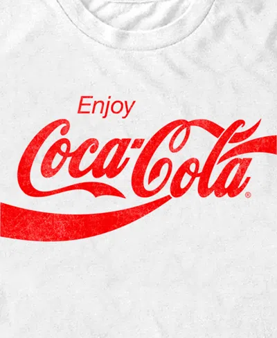 Coca-cola Men's Eighties Coke Short Sleeve T-shirt In White