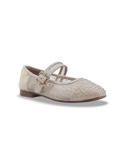 Sam Edelman Little And Big Girls Maeve Fade Mary Jane Flat In Champagne