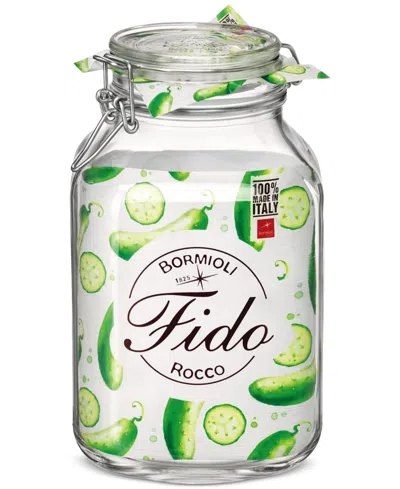 Bormioli Rocco Fido 135.25-oz. Glass Jars, Set Of 6 In Clear