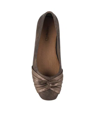Baretraps Chainey Slipon In Taupe Metallic