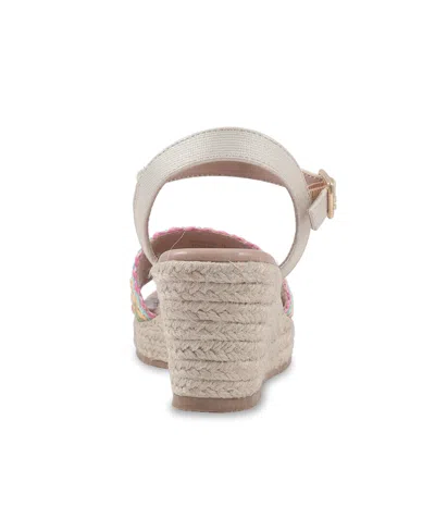 Sam Edelman Little And Big Girls Lucia Band Espadrille Wedge Sandals In Multi