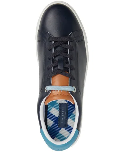 Ted Baker Men's Robberto Lace Up Sneaker In Navy