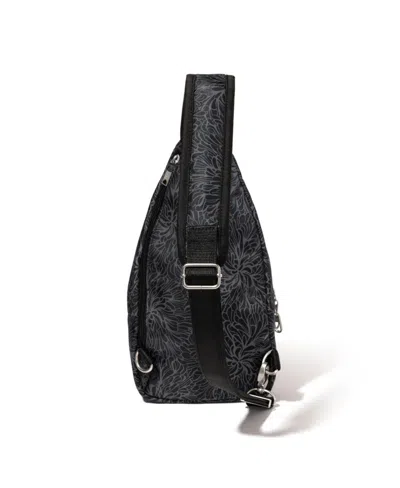 Baggallini Securtex Anti-theft Daytripper Sling Bag In Black