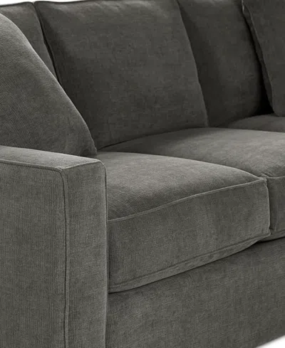 Macy's Radley 5-pc. Fabric Sleeper Sectional Sofa, Created For  In Mocha Grey