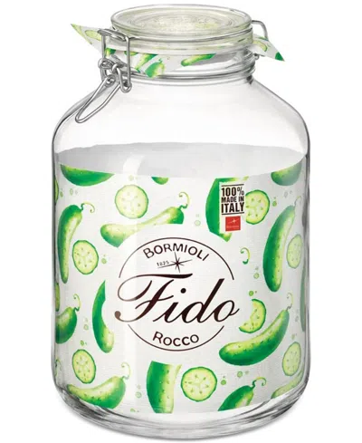 Bormioli Rocco Fido 135.25-oz. Glass Jars, Set Of 6 In Clear