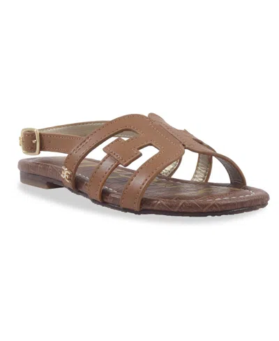 Sam Edelman Little And Big Girls Bella Slingback Sandals In Cognac