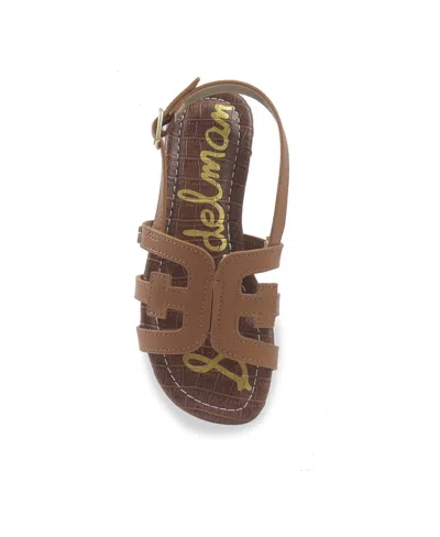 Sam Edelman Little And Big Girls Bella Slingback Sandals In Cognac