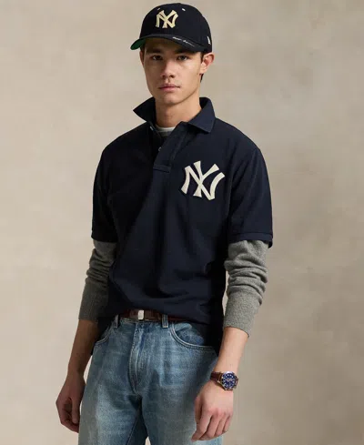 Polo Ralph Lauren New York Yankees Polo In Aviator Navy