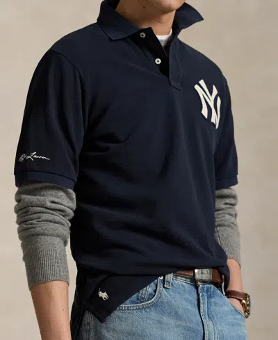 Polo Ralph Lauren New York Yankees Polo In Aviator Navy
