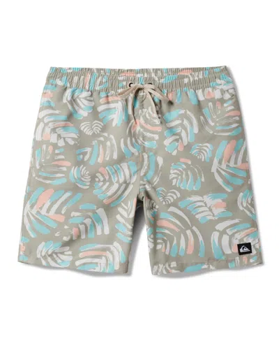 Quiksilver Everyday Mix Volley Swim Trunks In Burgundy