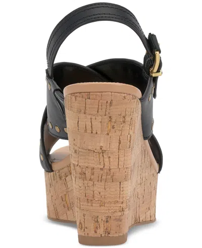 Vince Camuto Women's Ellna Wedge Sandals In Black