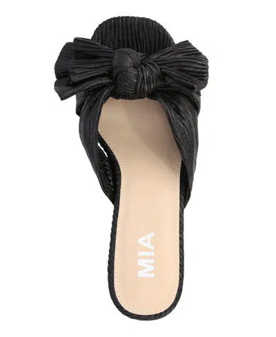 Mia Women's Mechelle Heel Sandals In Black In Black