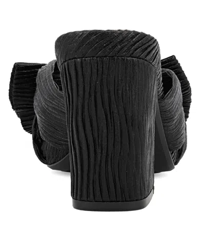 Mia Women's Mechelle Heel Sandals In Black In Black