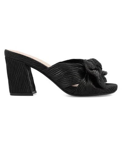 Mia Women's Mechelle Heel Sandals In Black In Black