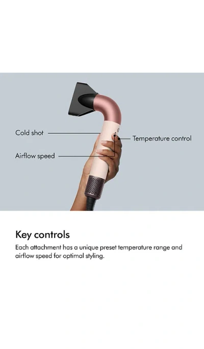 Dyson Supersonic R Hair Dryer In Ceramic Pink In Ceramic Pink & Rose Gold