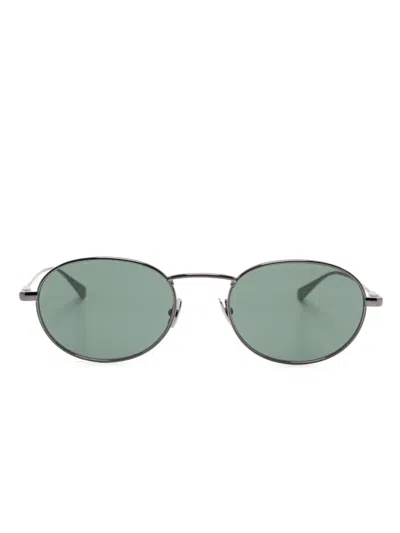 Saint Laurent Ruthenium Metal Sl 799 Sunglasses In Black