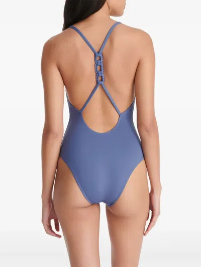 Eres Ring-back Navale Swimsuit In Blau