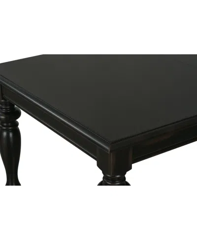Macy's Daria Rectangular Dining Table, Created For  In Black