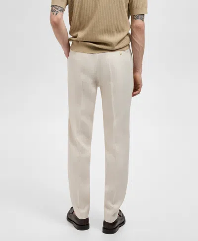 Mango Men's Super Slim-fit Tailored Trouser Pants In Neutral