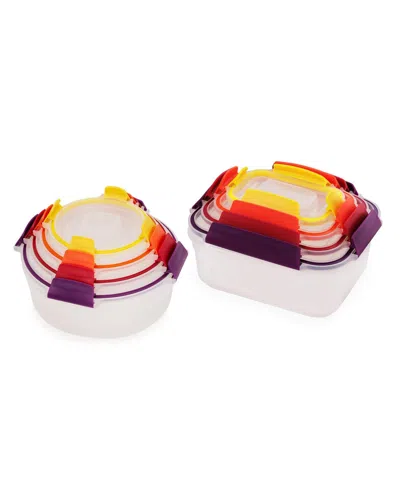 Joseph Joseph Nest Lock 16-piece Food Storage Container Set In Multicolor