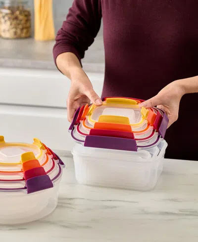 Joseph Joseph Nest Lock 16-piece Food Storage Container Set In Multicolor