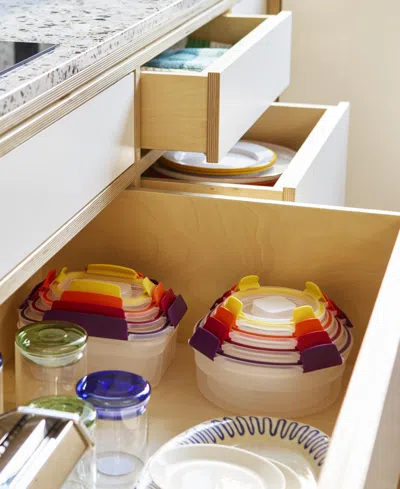 Joseph Joseph Nest Lock 16-piece Food Storage Container Set In Multicolor