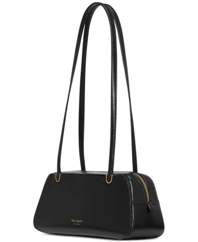 Kate Spade New York Grace Fine Grain Leather Shoulder Bag In Black
